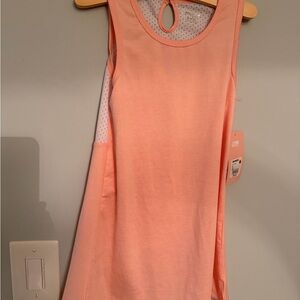 Marika Coral &  White Sleeveless Dress Girls size 5/6